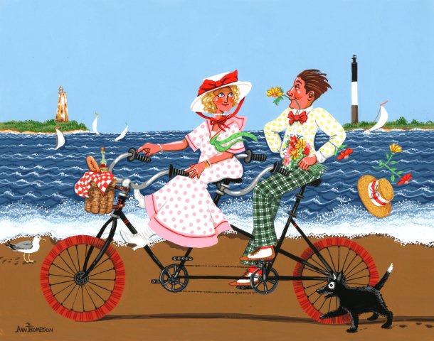 bicycle built for two clipart - photo #15